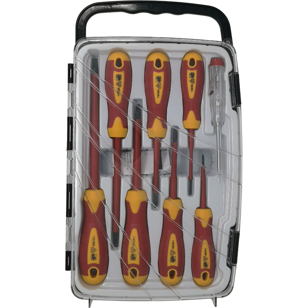 Jeu de 8 tournevis isolés 