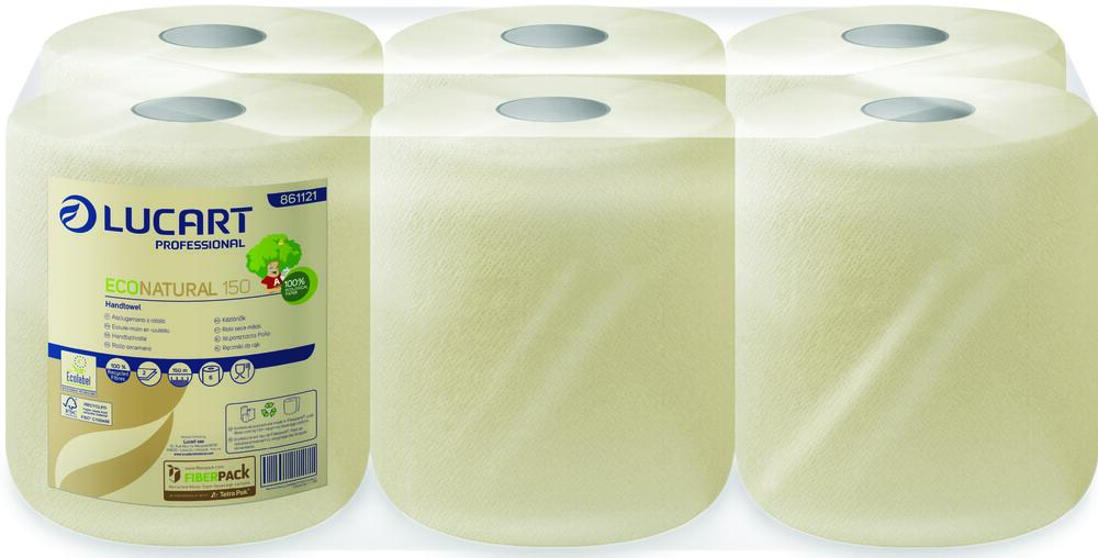 Essuie-mains en rouleaux EcoNatural 140 m 
