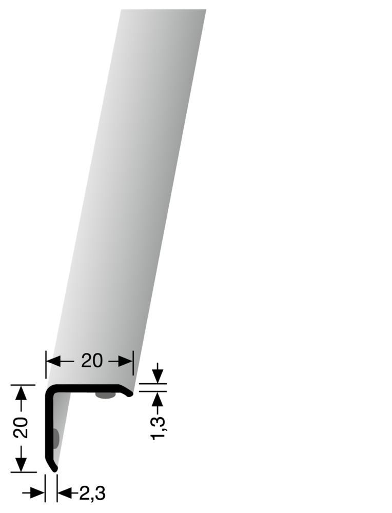 271 SK - Cornière de protection auto-adhésif 20 mm 