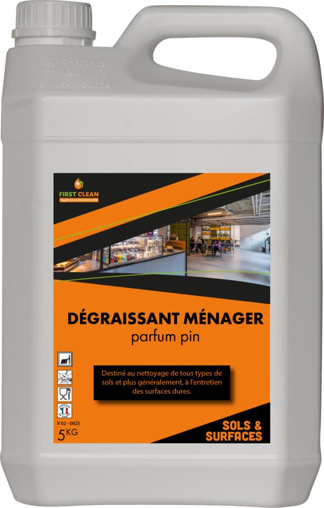 Détergent dégraissant ménager pin 