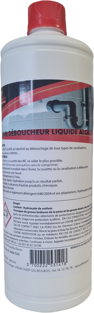 Déboucheur liquide alcalin 