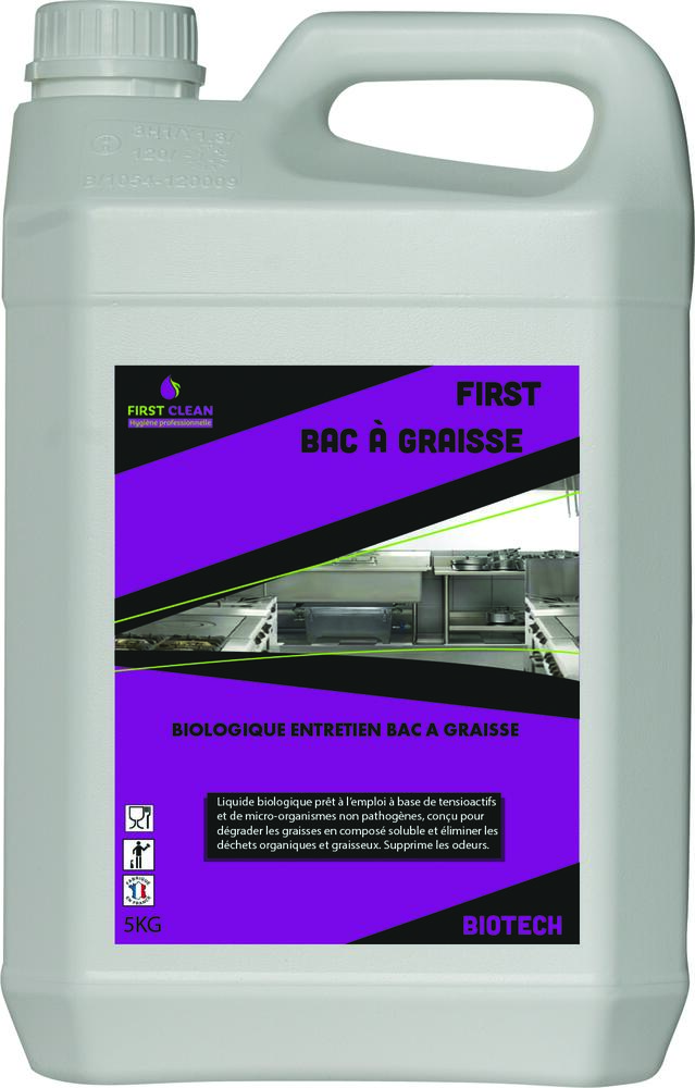 Liquide Biologique Entretien Bac à graisse 