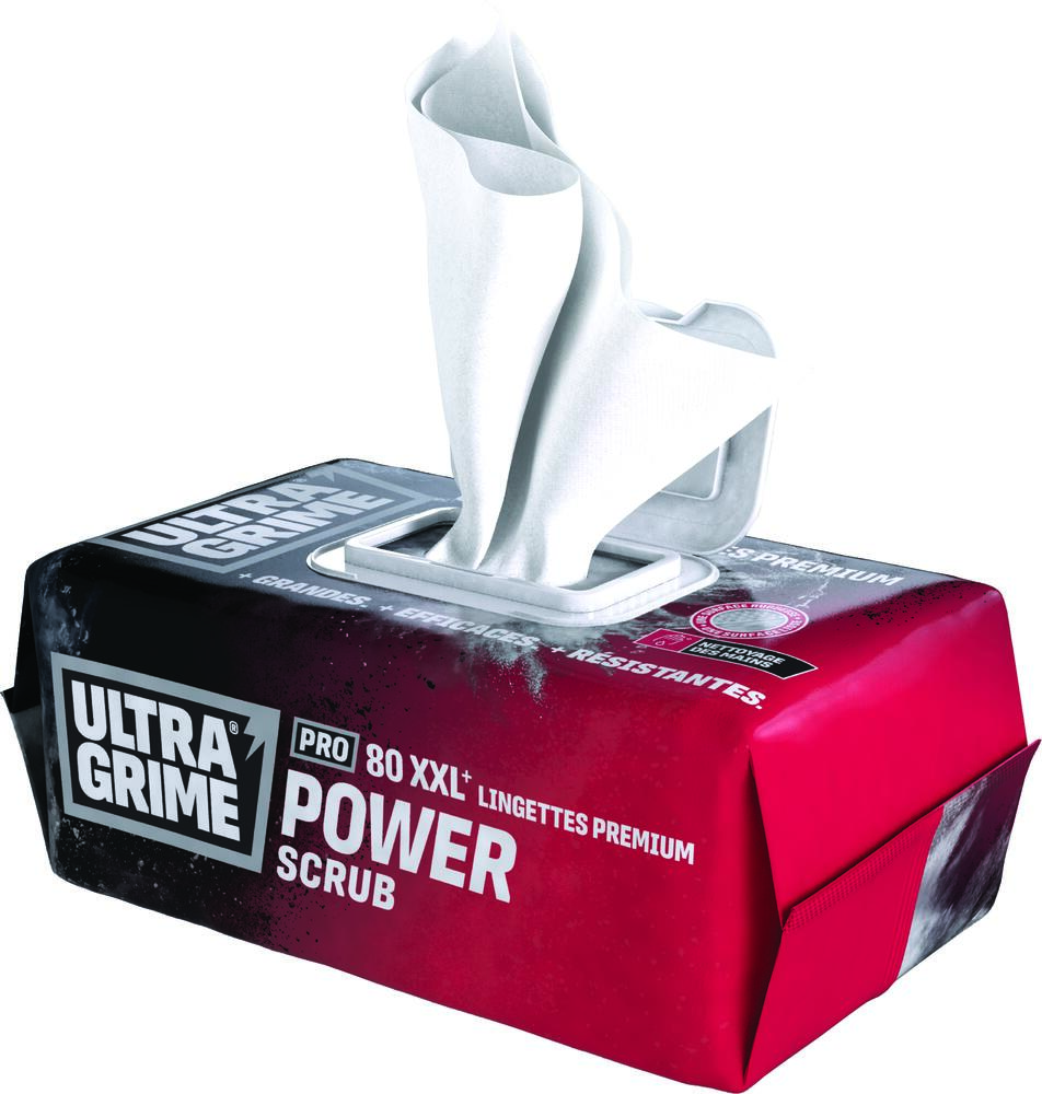 Lingettes Power scrub 