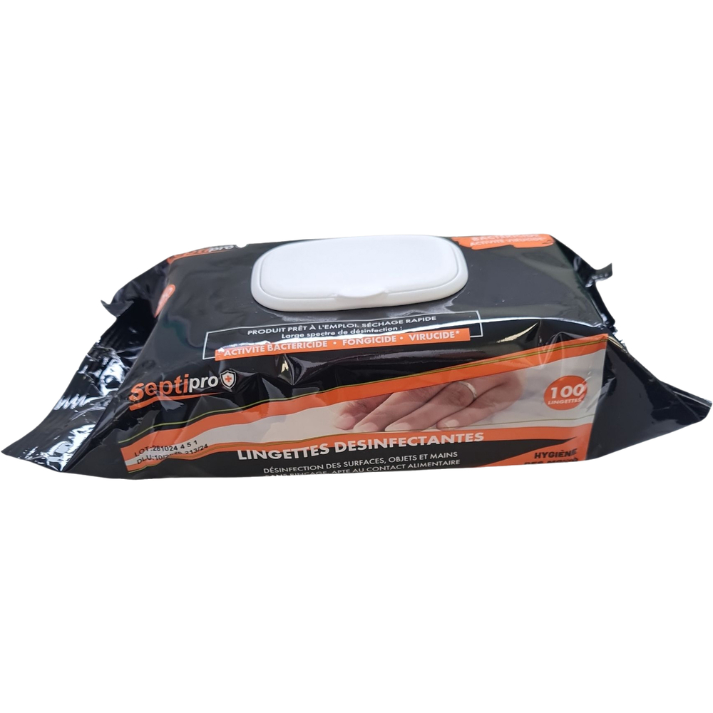 Lingettes désinfectantes de surface sans rinçage PAE 